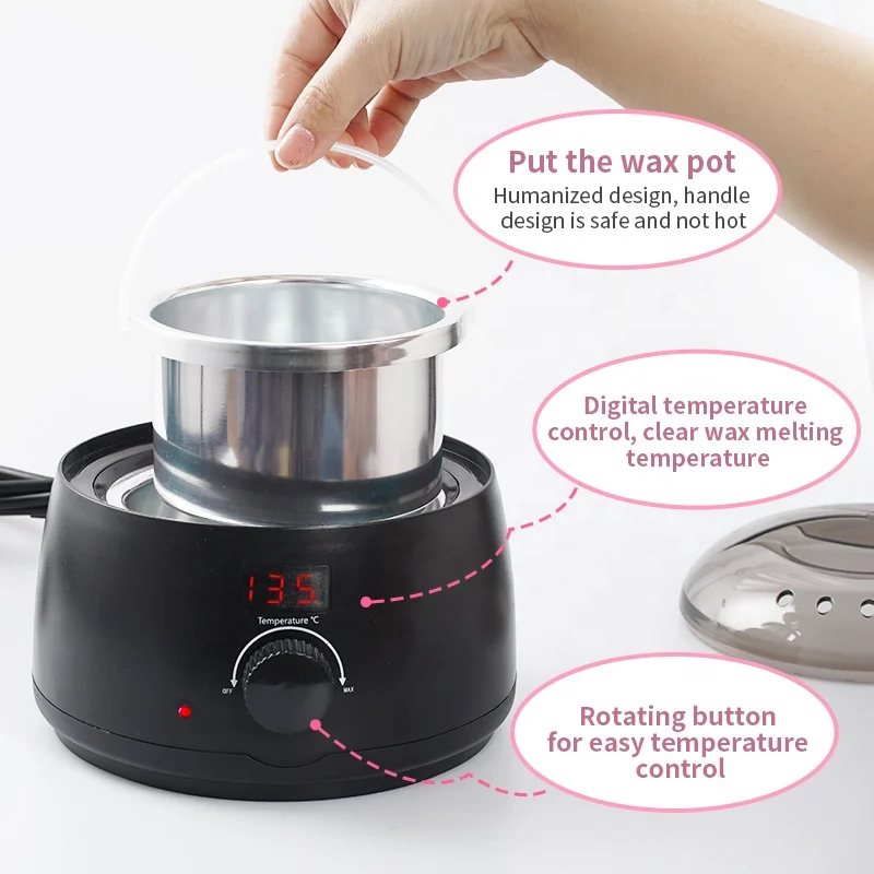 Professional Mini Double Wax Warmer Machine Depilatory Hair Removal Roll On Heater