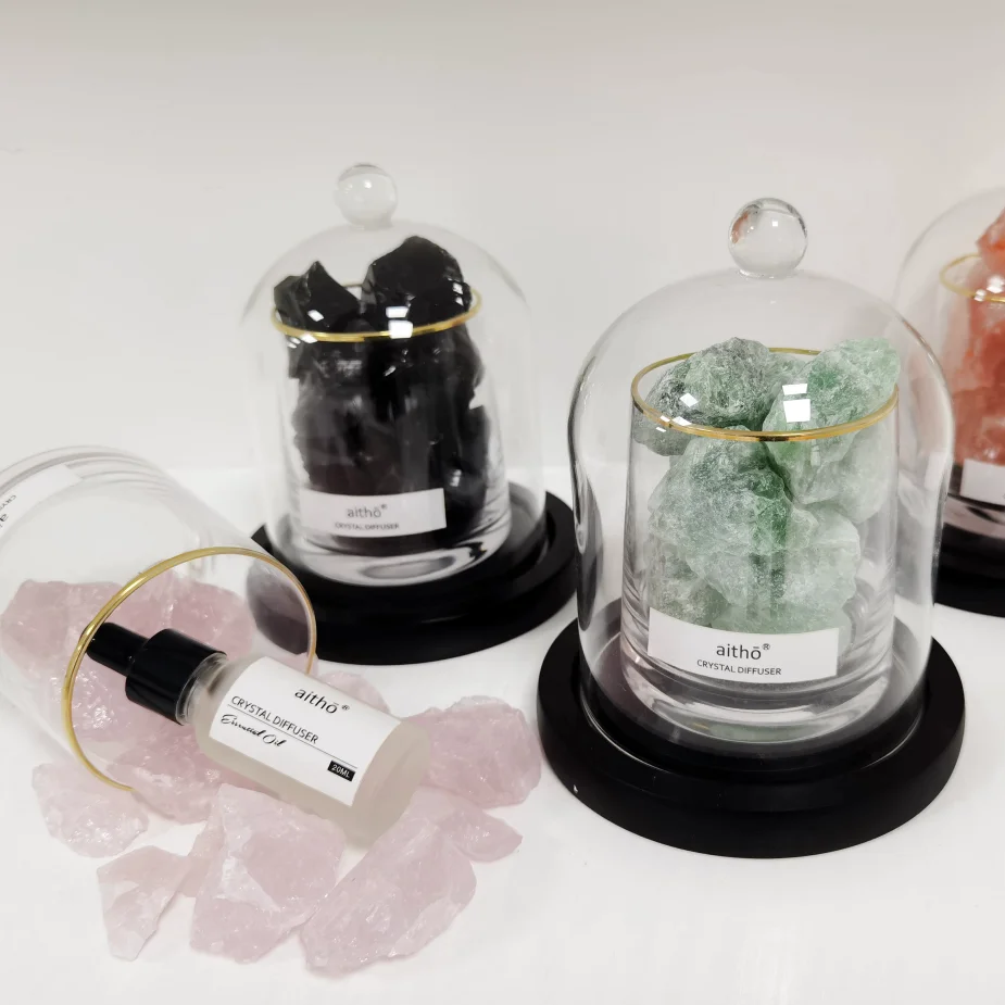 Кристальный долговечный аромадиффузор на заказ, Подарочная коробка, Кристальный аромадиффузор, ароматерапия, натуральный освежитель воздуха, гель для устойчивости лета