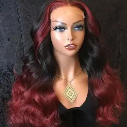 HD Transparent 40 Inch Human Hair Full Lace Front Wig HD Deep Curly Highlight piano color curly Wig Pre Plucked Raw Virgin