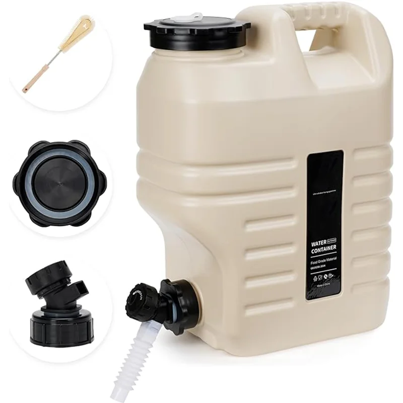 Factory Cheap Price 10 liter 20 liter Water Container with Spigot Portable Camping Water Tank Emergency Water Storage for Camp