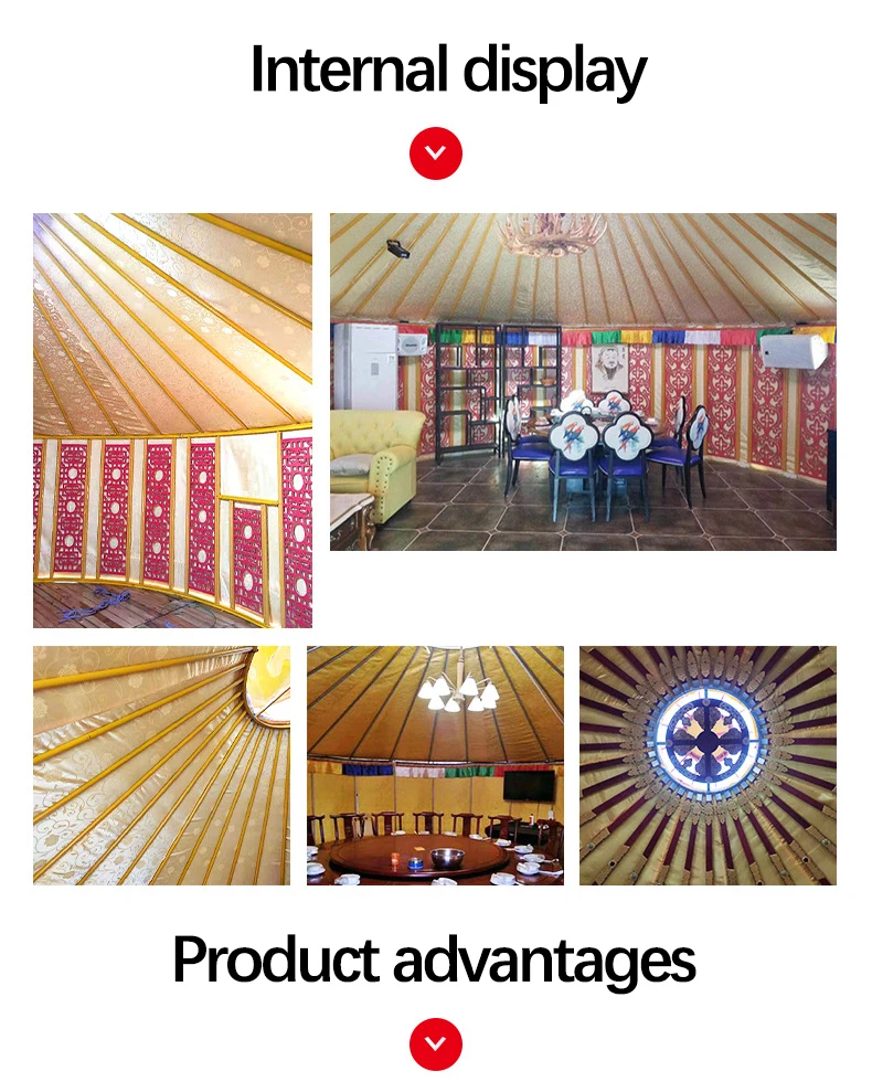 Роскошная уличная палатка из юрты с металлической рамой 5*5 м американский пружинный перерыв