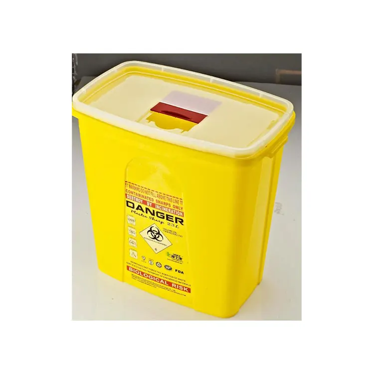 Safety Disposable Medical Needle Waste Sharps Container