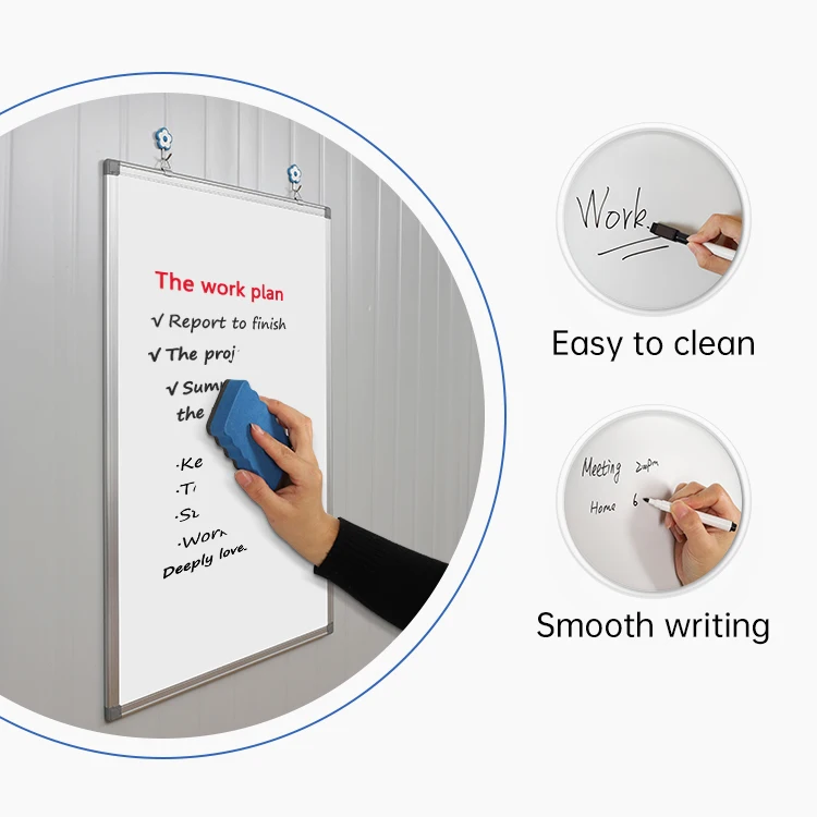 Magnetic Whiteboard 48 x 36 inch 120 x 90 cm White Writing Board