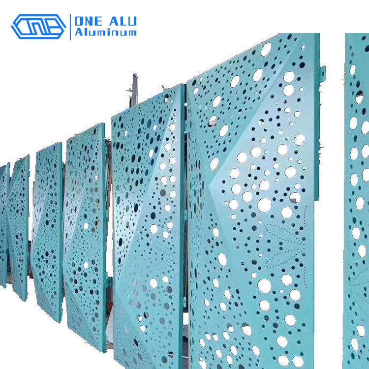 Perforated Aluminum Panels for Facade Cladding Exterior Building Material Aluminum Exterior Wall Decoration Perforated Panel