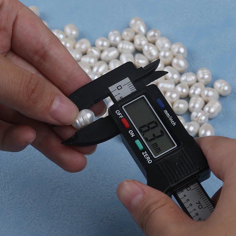 Zhuji 8-9mm White Rice Shape Loose Pearl For Diy Making