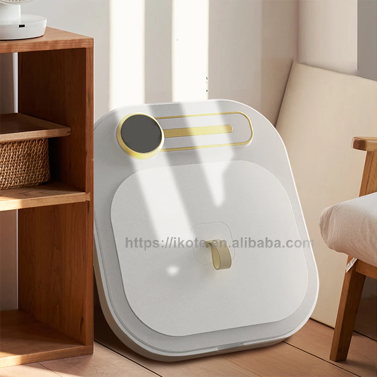 OEM & ODM Smart Portable Electric Foot Spa Vibrating Water Massager with Red Light Heating Foldable Foot Bath