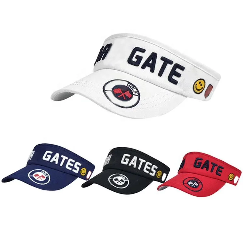 Custom OEM Sports Cotton Hat  with Embroidery Logo Adjustable Cap Sun Visor