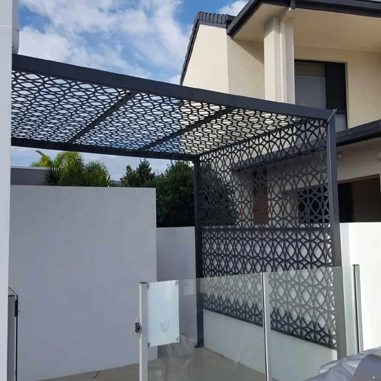 
Customized Laser Cut Pergola Metal Privacy Panels And Metal Pergola Screen 