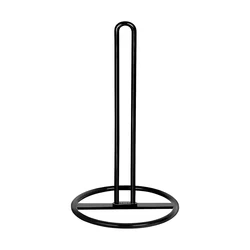 19.001-1 Cheap Black Paper Towel Holder Paper Towel Holder Countertop Toilet Paper Holder for Kitchen Organization Storage Stand