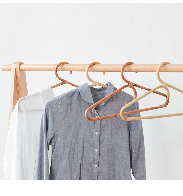 Eco friendly handmade rattan cloth hanger for green home Vintage Useful Rattan Hanger From Vietnam / High Quality Bamboo Stick C