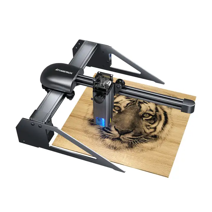ATOMSTACK Portable Laser Engraver P7 40W Fixed Focus Custom Wood Engraving  5.5W CNC Mini Laser Engraver For Small Business