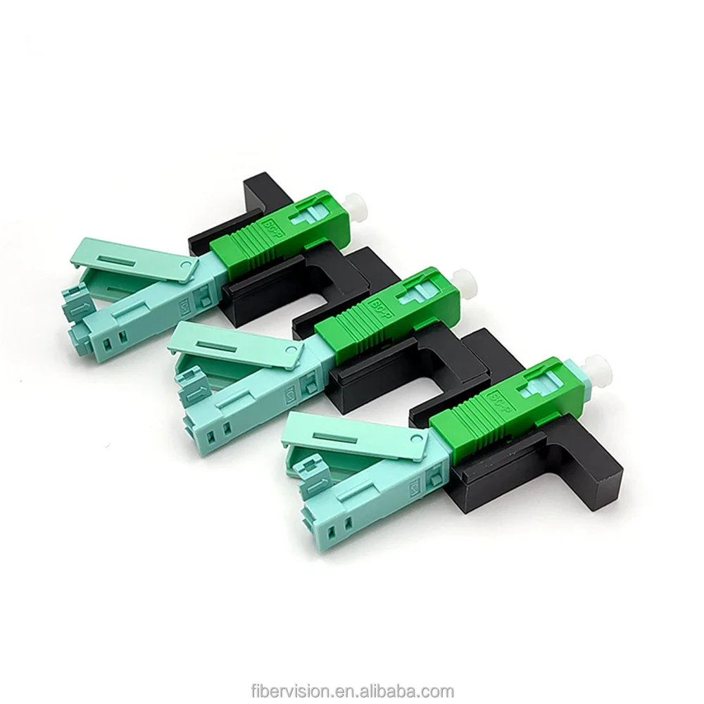 Conector Rapido Fibervision Hot Sale Gland Type H13 SC APC For Cables Optic Fiber Quick Connector De Fibra Optica