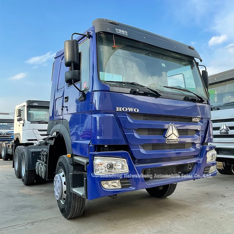Лидер продаж 2022 Sinotruk howo 40 тонн сверхмощный прицеп LHD/RHD 400HP 6*4 тягач с новым салоном кабины