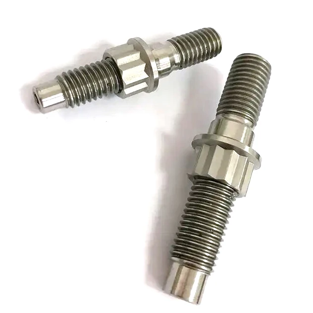 TITST GR5 Titanium Bolt M8x45/M8x55/M8x65 alloy Automotive Exhaust Manifold Stud Bolts flange Nuts Washers Kit Set