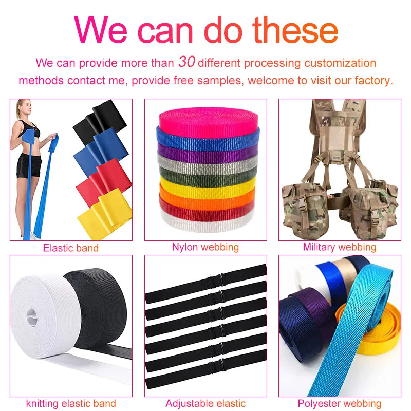 Custom Stretchy Black White Textile Jacquard Printed Webbing Fitness Bra Underwear Elastic Band