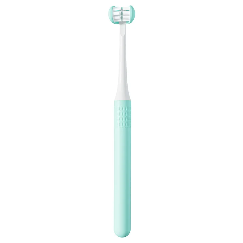 Best Selling 3-sided Toothbrush Anti Slip Grip Dupont Soft Bristle Toothbrush Deep Cleaning Toothbrush for Babies for Home Use