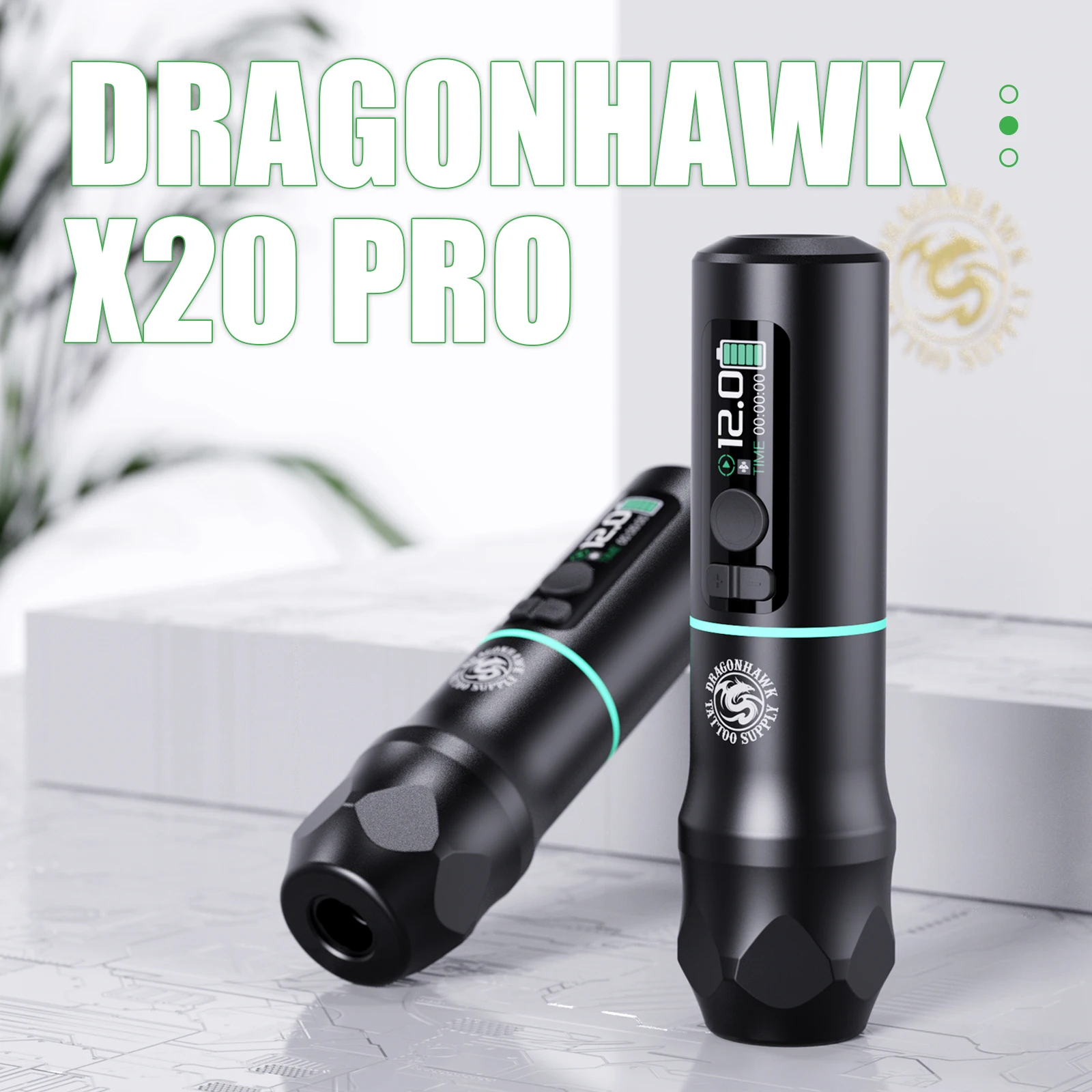 Dragonhawk Bluetooth Wireless Tattoo Machine Tattoo Battery Pen
