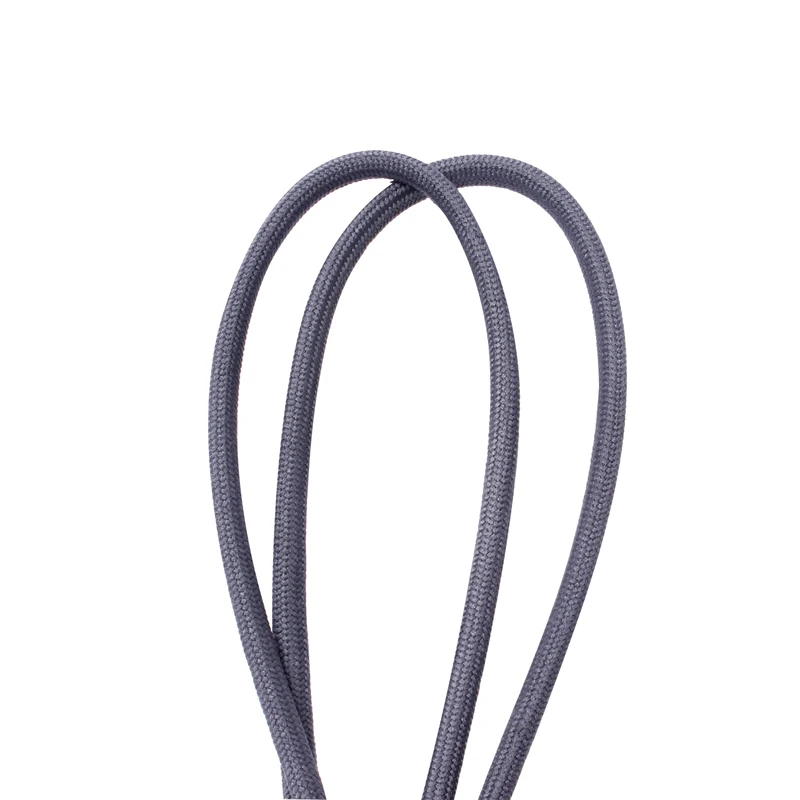 Wholesale Round Rope Lanyards Nylon Durable Leather Round Lanyard With High Quality