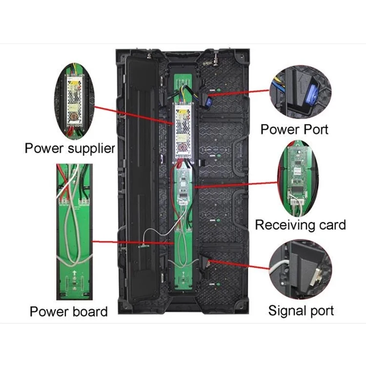 4K Projector Billboard Ip65 Hard Connection Rental P2.9 Fixed Large Outdoor Screen Video Wall P3.91