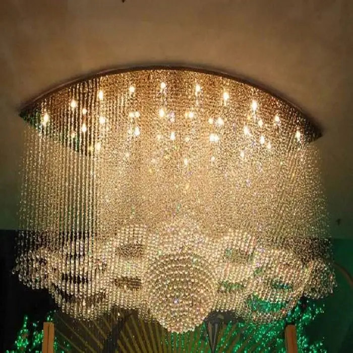 
crystal led ceiling lighting fixture for hotel restaurant modern fashion ceiling lights chandeliers 