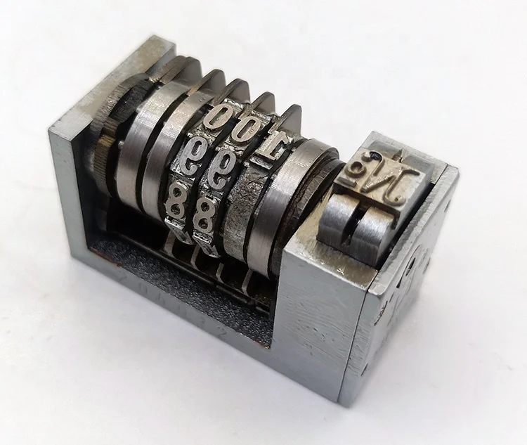4x8 cicero letterpress Numbering machine 3digit