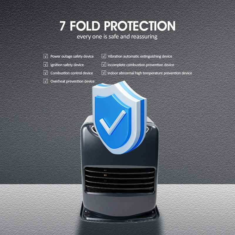 2024 New 3200W CE certification Intelligent remote control indoor and outdoor portable kerosene heaters for room