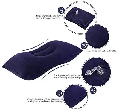 automatic inflatable pillow/ travel pillow /bone shape neck pillow