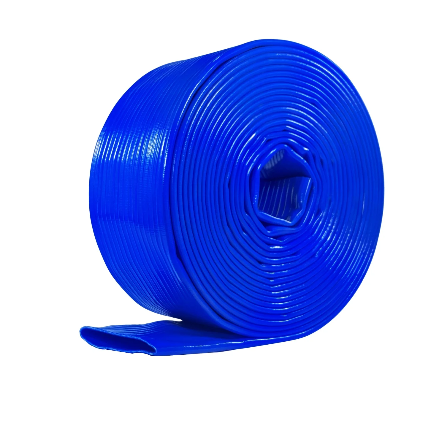 Neetrue Blue PVC braided Lay Flat Water Pump agriculture Irrigation Discharge Hose pipe and fittings