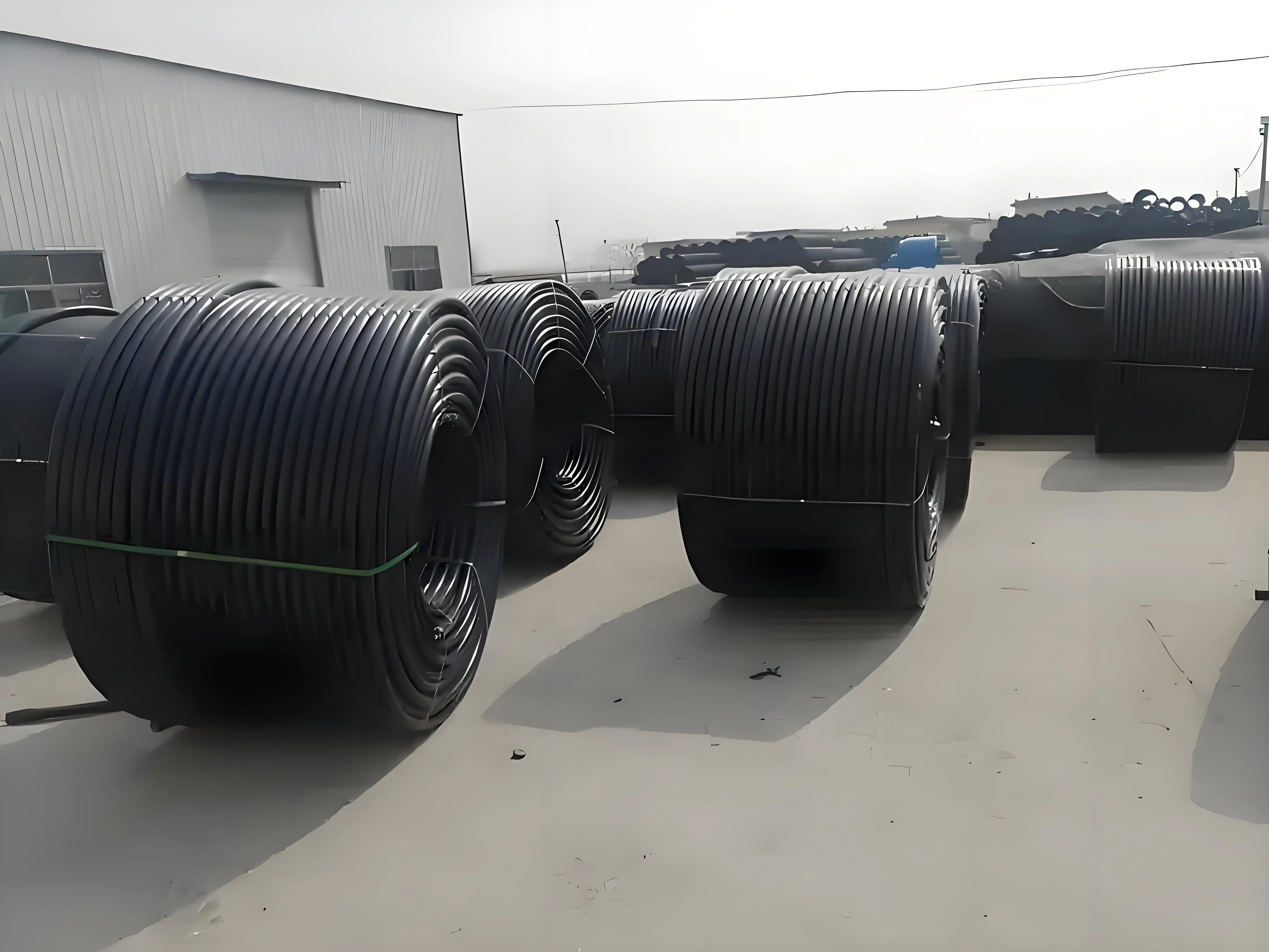 High Pressure Flexible Silicon Core HDPE/UPVC/PP Water Irrigation Pipe Square-shaped with Molded High Feature for Industry Use