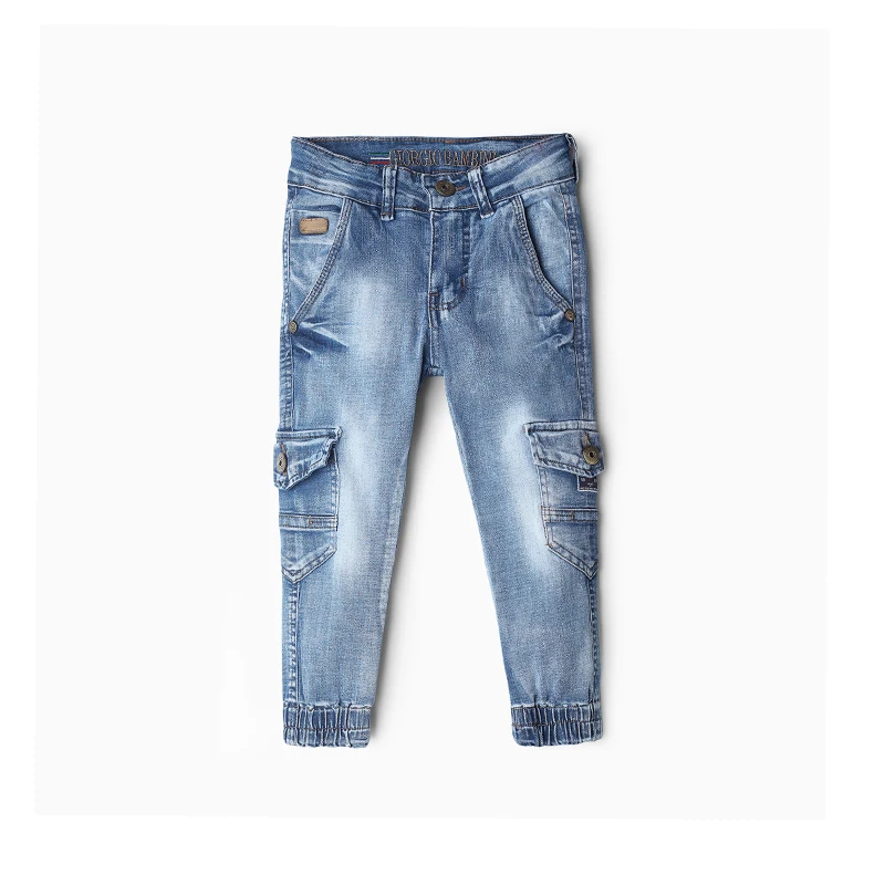 Лидер продаж 2021 новый дизайн низкая цена осень и зима светло-голубые джинсы для мальчиков оптовая продажа