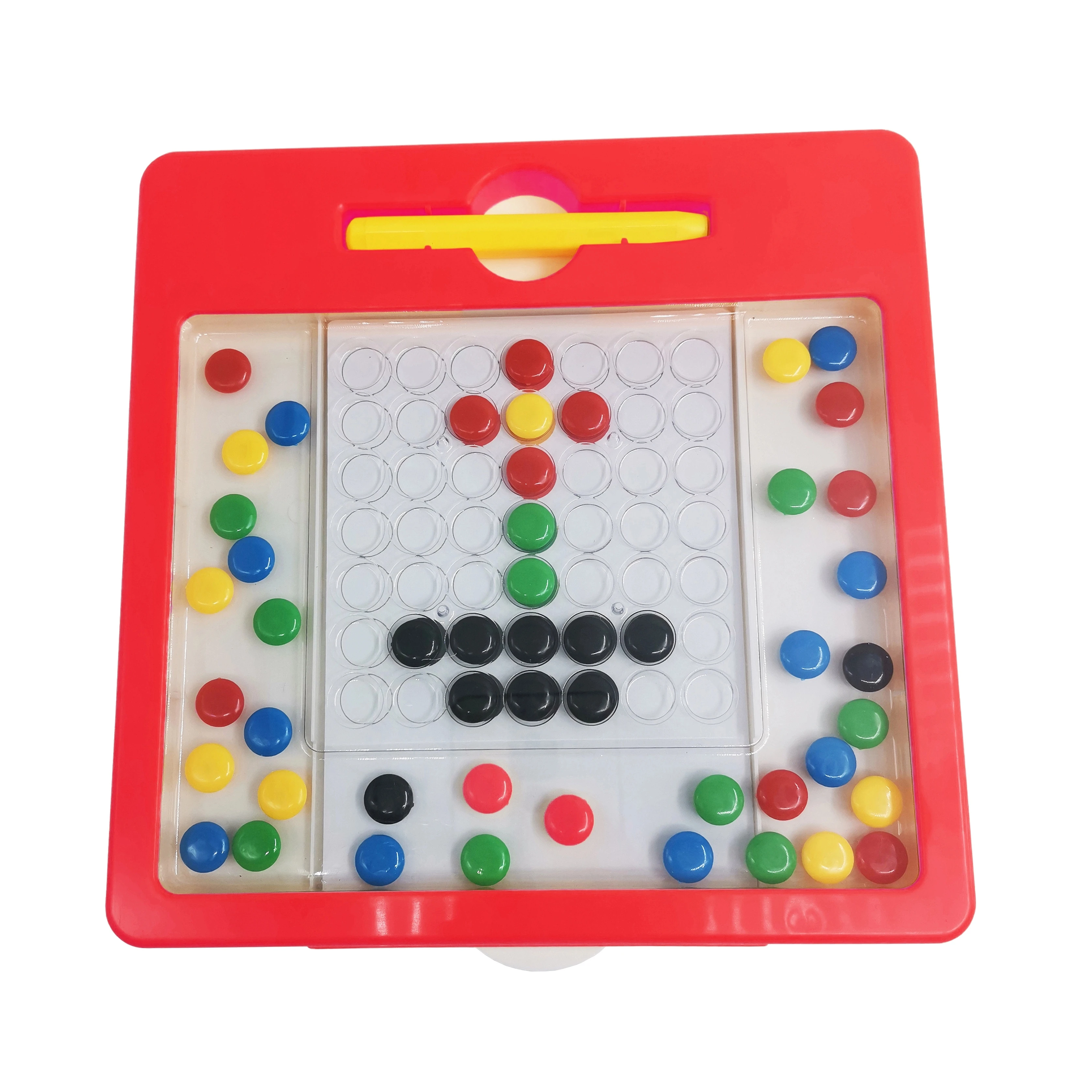 Magpad Dot Развивающие игрушки для рисования каракули магнитный планшет обучения рисованию цветные магнитные бусины доска