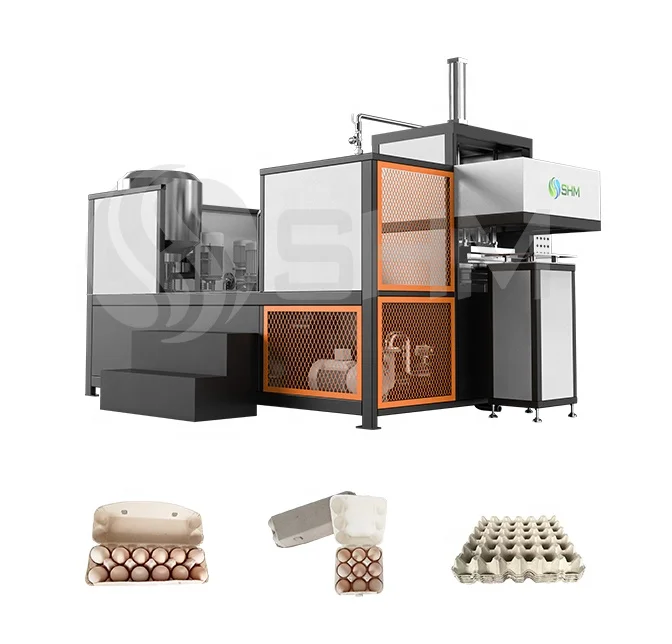 Mini Recycled Paper Recycling Carton Paper Pulp Egg Tray Making Machine