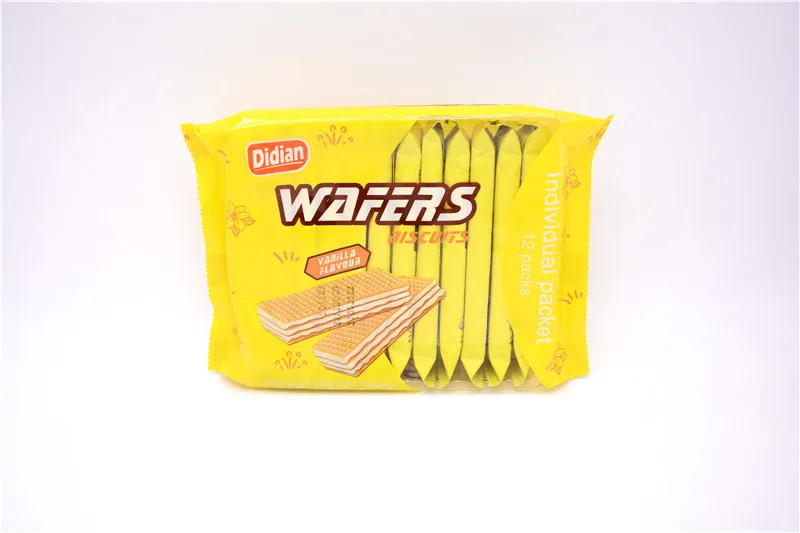 13g*12 cream energy cheap biscuits delicious cheese vanilla chocolate flavor wafer biscuit