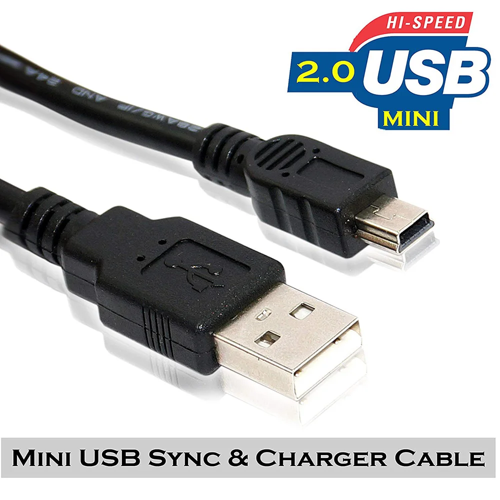  Кабель зарядного устройства XANUAN USB 2 0 для передачи данных шнур 1 5 м типа A-Mini B мини USB-кабель контроллера GoPro Hero 3 HDPS3 сотовых телефонов