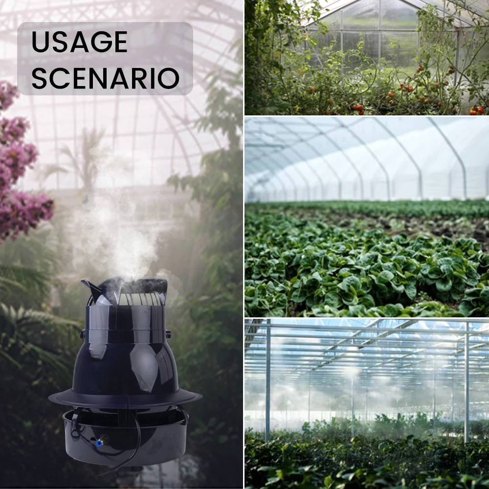 Portable Ultrasonic Humidifier for Home Office Garden Remote Control Moisture Humidicator Plant Cultivation Mushroom Greenhouse