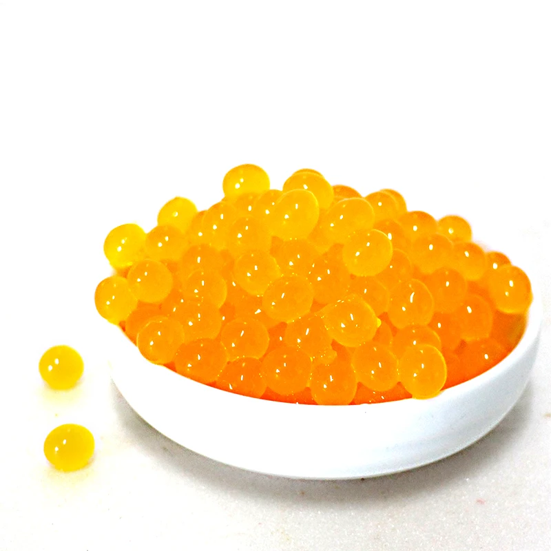 Bubble Tea Wholesale  Popping Bursting Boba Juice Ball Blueberry Flavor Boba Milk Tea Shop Supplier