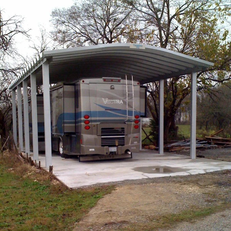 Frame High Standard Economic Structure Metal Garages, Canopies & Carports Aluminium Alloy or PVC Steel Car Garage Design Oxford