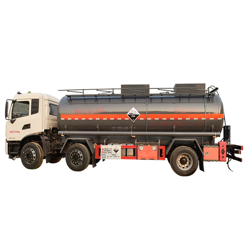 Chemical delivery truck HCL nitric acid hypochlorite sodium hydroxide tanker truck