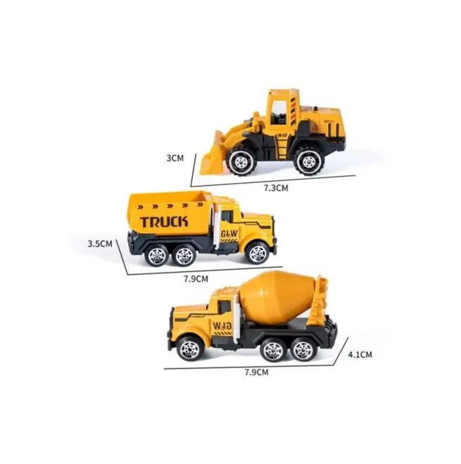 Sliding Metal Model Car Kits Small Metal Toy Car Airplane Tank Truck