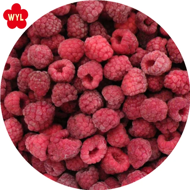 Factory price and best quality of new season for frozen raspberry whole 90/10
