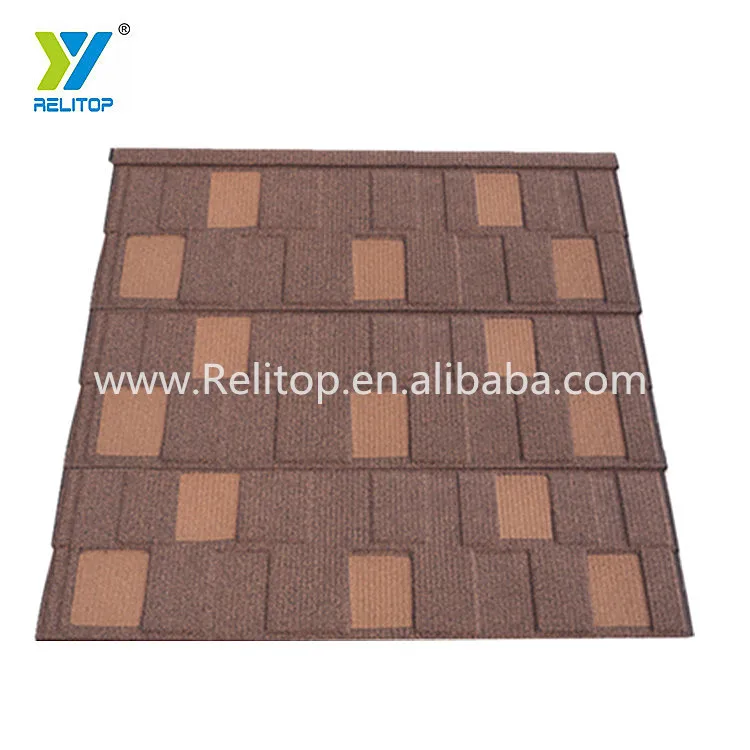 Al-zinc factory prices stone coated metal roof tile in China/colorful roofing tile