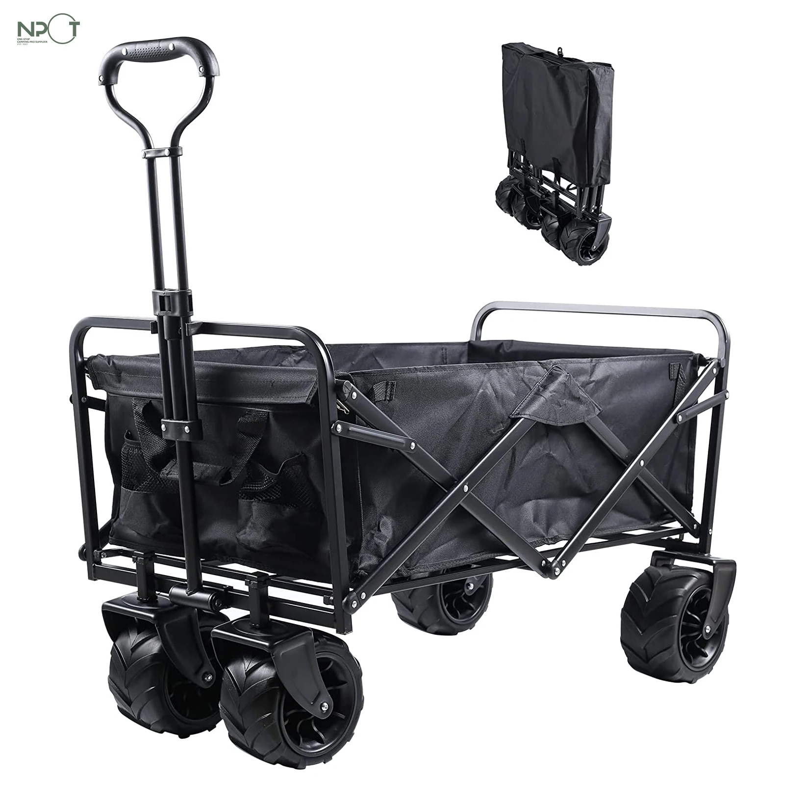 Beach Grocery Cart,foldable Expanded Capacity,heavy Duty Cart Factory Price OEM Folding Shopping Trolleys Stainless Steel 7kg