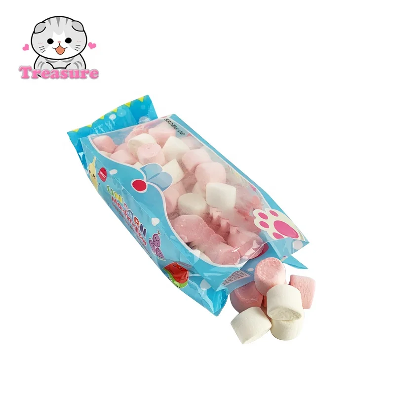 Розовый зефир конфеты мягкий