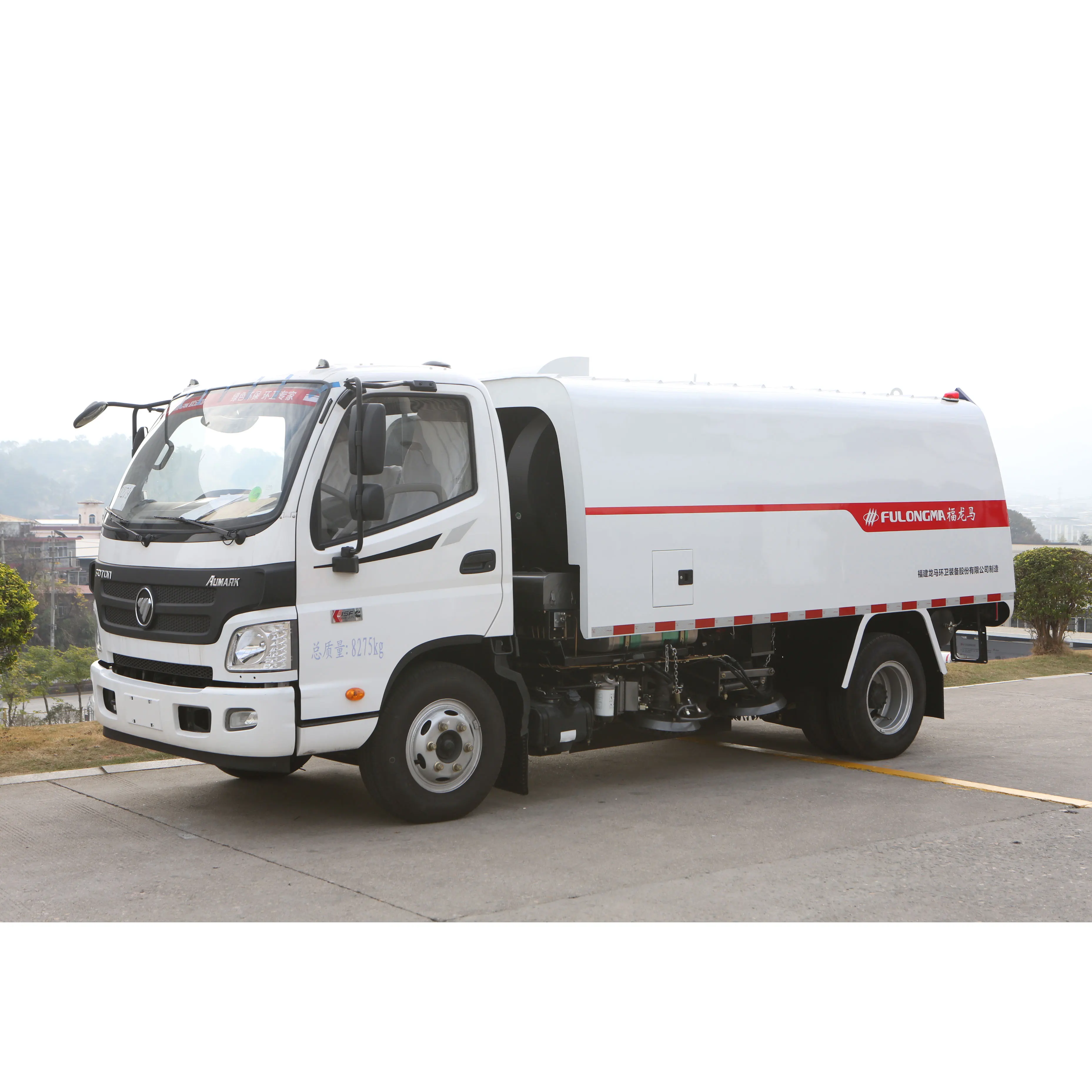 FULONGMA ODM compressive street sweeper trucks