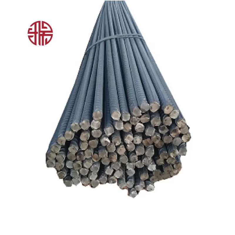 HRB 400/450/500 construct bar Rebar Bar Iron Rod  Build of Deformed Steel strip construct bar