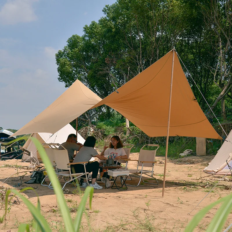 Best Selling Large Canopy Tent Outdoor Sunshade Rain Proof Portable Dew Camping Picnic Beach Canopy