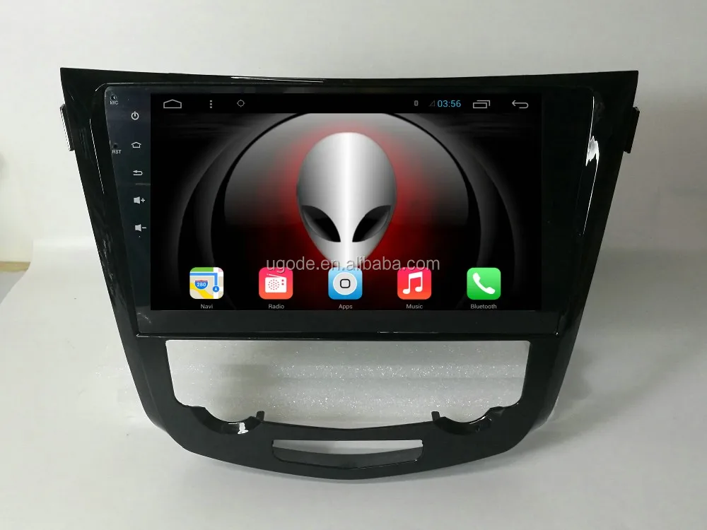 
Ugode OEM 10.1inch Android Car Multimedia Player GPS Navigation for Qashqai X-trail full touch screen 