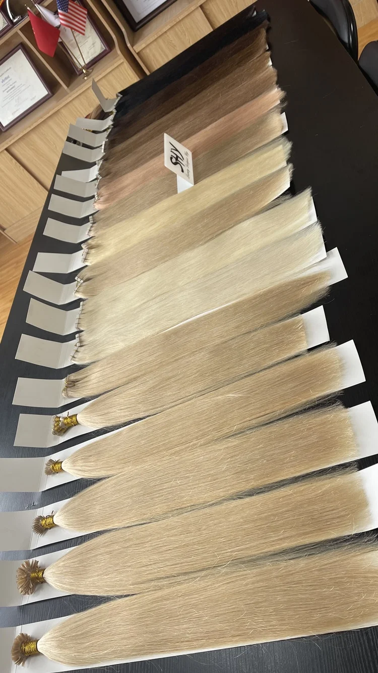Wholesale Cheap Remy Human Hair Extension Sew In Weft Hand Tied I ,V,Flat,U Tip Hair In Stock