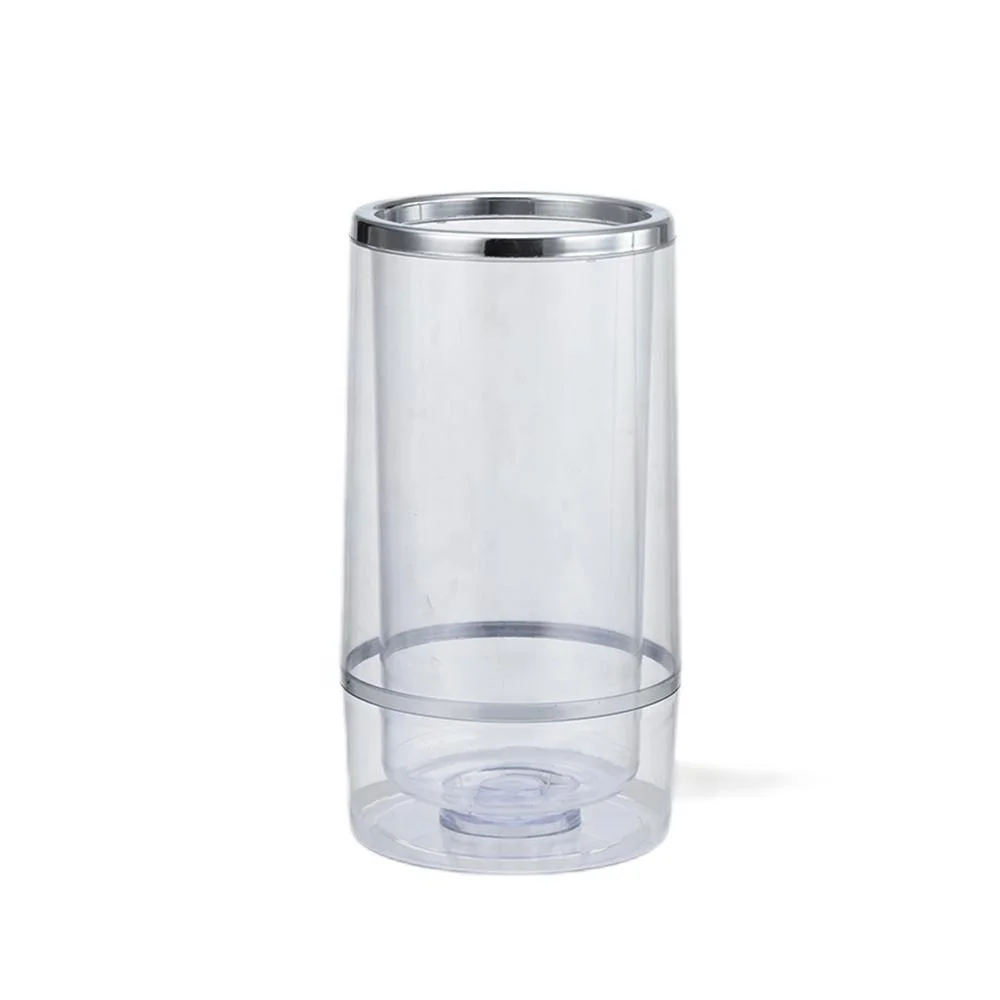Beer wine champagne PP plastic double wall ice bucket ice cooler