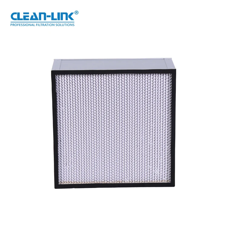 Deep Pleated Separator Laminar Flow Hood H13 H14 Hepa Filter For Ventilation System